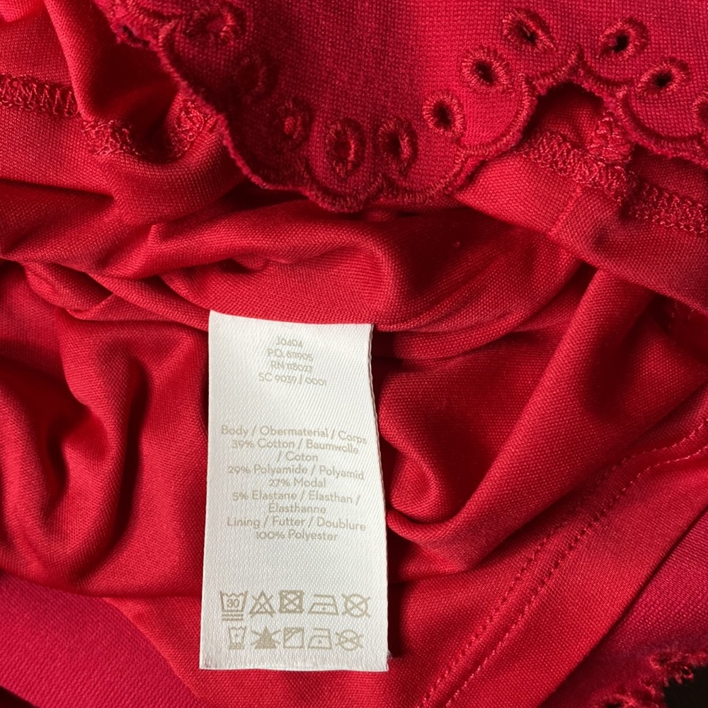 Boden Emma Ponte Dress .Embroidered cuffs and hem give this pencil Dress… - Picture 11 of 16